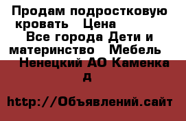 Продам подростковую кровать › Цена ­ 4 000 - Все города Дети и материнство » Мебель   . Ненецкий АО,Каменка д.